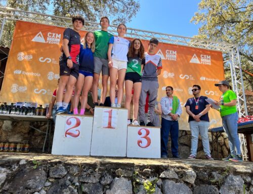 Lucas no tiene limites, sube en 2º lugar en la Copa de España CxM en Linea, categoria cadete.