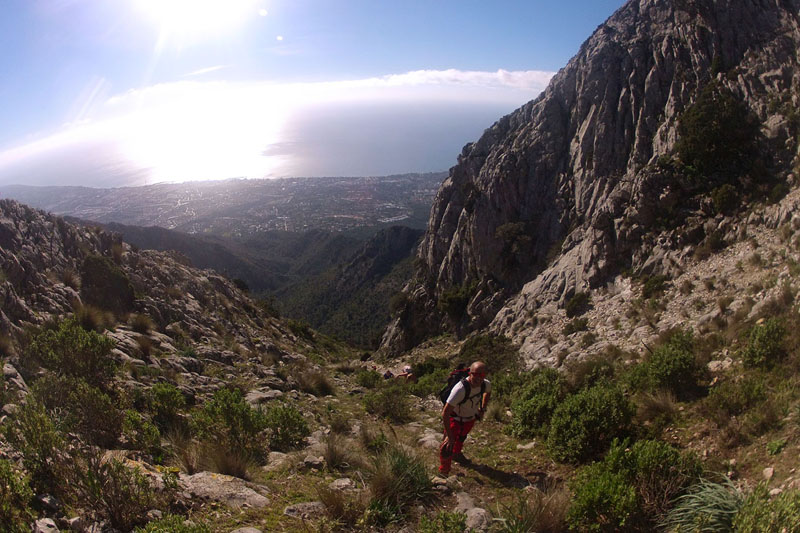 Subida a la Concha de Sierra Blanca - Málaga 1216 metros