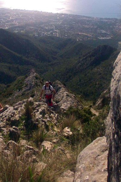 Subida a la Concha de Sierra Blanca - Málaga 1216 metros