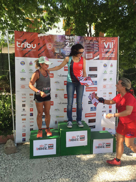 Notable actuación del CEM en la VII Animal Trail de El Burgo con podios de Paola Rivadeneyra y Kike Villanueva